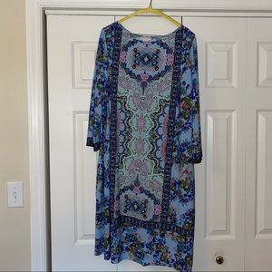 Multicolored dress size 2x